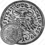 1 крейцер 1755, Мария Терезия - Орел с гербом Штирии [Австрия]