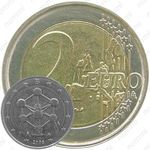 2 евро 2006, Конструкция Атомиум в Брюсселе [Бельгия]