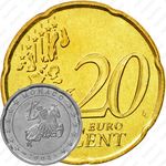 20 евроцентов 2001-2004 [Монако]