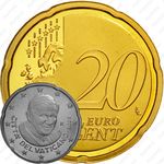 20 евроцентов 2008-2013 [Ватикан]