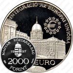 2000 форинтов 1997, Интеграция в Европейский союз [Венгрия]