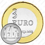 3 евро 2013, 300 лет крестьянскому восстанию в Толмино [Словения]