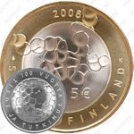 5 евро 2008, 100 лет науке и исследованиям [Финляндия]