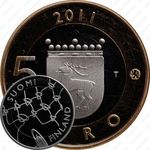 5 евро 2011, Исторические регионы Финляндии - Аланды [Финляндия]