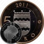 5 евро 2011, Исторические регионы Финляндии - Уусимаа [Финляндия]