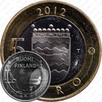 5 евро 2012, Исторические регионы Финляндии. Строения - Уусимаа [Финляндия]