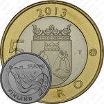 5 евро 2013, Исторические регионы Финляндии. Строения - Карелия [Финляндия]