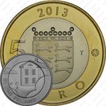 5 евро 2013, Исторические регионы Финляндии. Строения - Остроботния [Финляндия]