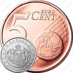 5 евроцентов 2001-2005 [Монако]