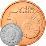 5 евроцентов 2006-2013 [Ватикан]