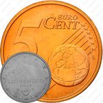 5 евроцентов 2009-2019 [Словакия]