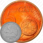 5 евроцентов 2014-2018 [Андорра]