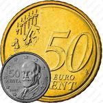 50 евроцентов 2007-2019 [Греция]