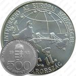 500 форинтов 1993, Интеграция в Европейский союз [Венгрия]