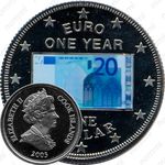 1 доллар 2003, Один год евро - 20 евро [Австралия]