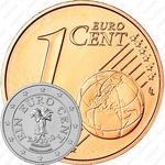 1 евроцент 2002-2019 [Австрия]
