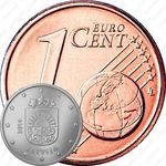 1 евроцент 2014-2019 [Латвия]