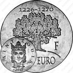 10 евро 2012, 1500 лет истории Франции - Людовик IX Святой (1226-1270) [Франция]