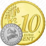 10 евроцентов 2001-2004 [Монако]