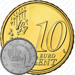 10 евроцентов 2008-2019 [Кипр]