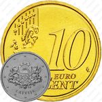 10 евроцентов 2014-2019 [Латвия]
