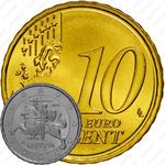 10 евроцентов 2015-2019 [Литва]
