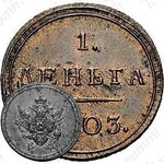 деньга 1803, КМ