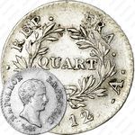 ¼ франка 1803-1805 [Франция]