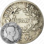 ¼ франка 1803 [Франция]