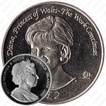 2 фунта 2002, Диана, Принцесса Уэльская [Южная Георгия и Южные Сандвичевы Острова]