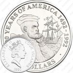 50 долларов 1990, 500 лет открытию Америки - Жак Картье [Австралия]