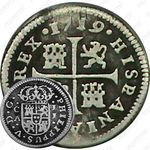 ½ реала 1719-1727 [Испания]