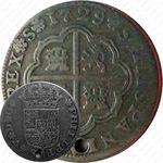 ½ реала 1729-1730 [Испания]