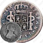 ½ реала 1808-1811 [Перу]