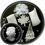 1 доллар 2005, 40 лет флагу Канады [Канада]