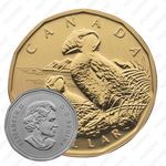 1 доллар 2005, Хохлатый тупик [Канада]