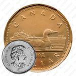 1 доллар 2008, 100 лет королевскому монетному двору в Оттаве [Канада]