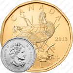 1 доллар 2013, Голубокрылый чирок [Канада]