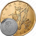 1 доллар 2015, Голубая сойка [Канада]