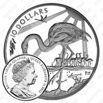 1 доллар 2015, Розовый фламинго [Британские Виргинские острова]