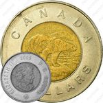 2 доллара 2006, 10 лет с начала чекана монет 2 доллара [Канада]