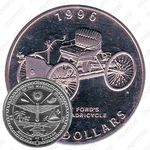 5 долларов 1996, Классические автомобили - 1869 Ford Quadricycle [Австралия]
