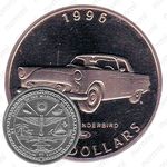 5 долларов 1996, Классические автомобили - 1955 Ford Thunderbird [Австралия]