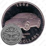 5 долларов 1996, Классические автомобили - 1996 Ford Taurus [Австралия]
