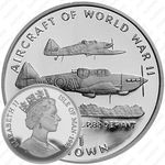 1 крона 1995, Авиация Второй Мировой войны - Boulton Paul P.82 Defiant [Остров Мэн]