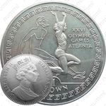 1 крона 1995, XXVI Летние Олимпийские игры, Атланта 1996 - Прыжки в длину [Гибралтар]