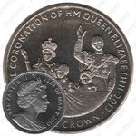 1 крона 2013, 60 лет коронации Королевы Елизаветы II /Елизавета II и семья/ [Остров Мэн]