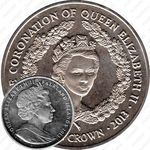 1 крона 2013, 60 лет коронации Королевы Елизаветы II [Фолклендские острова]