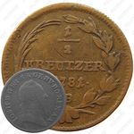 ½ крейцера 1780-1790 [Австрия]