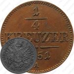 ¼ крейцера 1851 [Австрия]